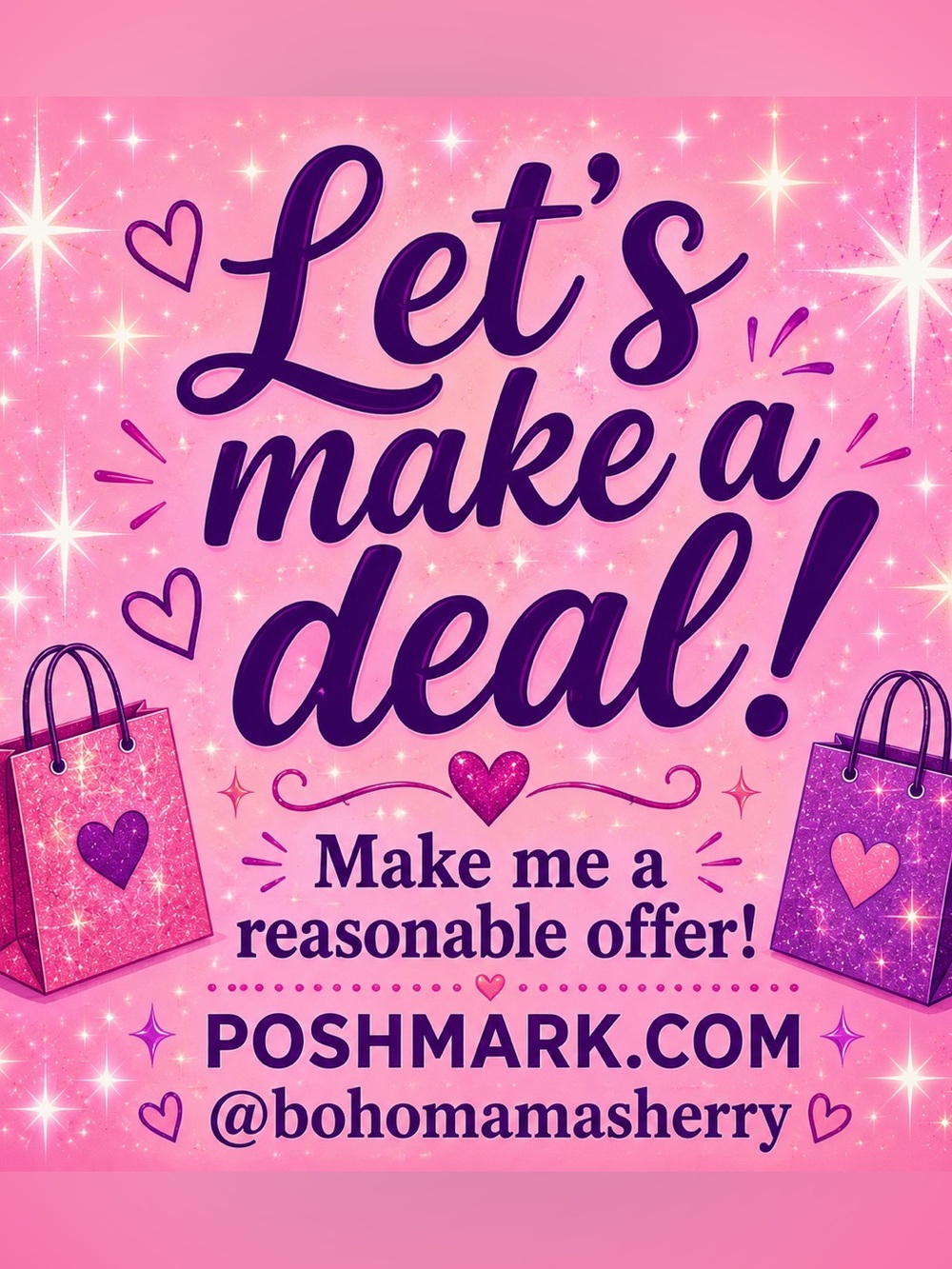 Let’s Make a Deal! Pink Promotional Graphic